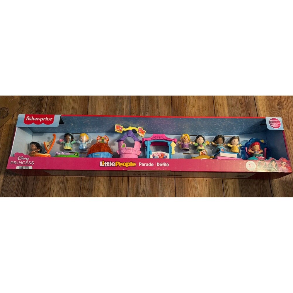 Fisher Price Little People Disney Princess Parade Figure & Vehicle Set.Brand New